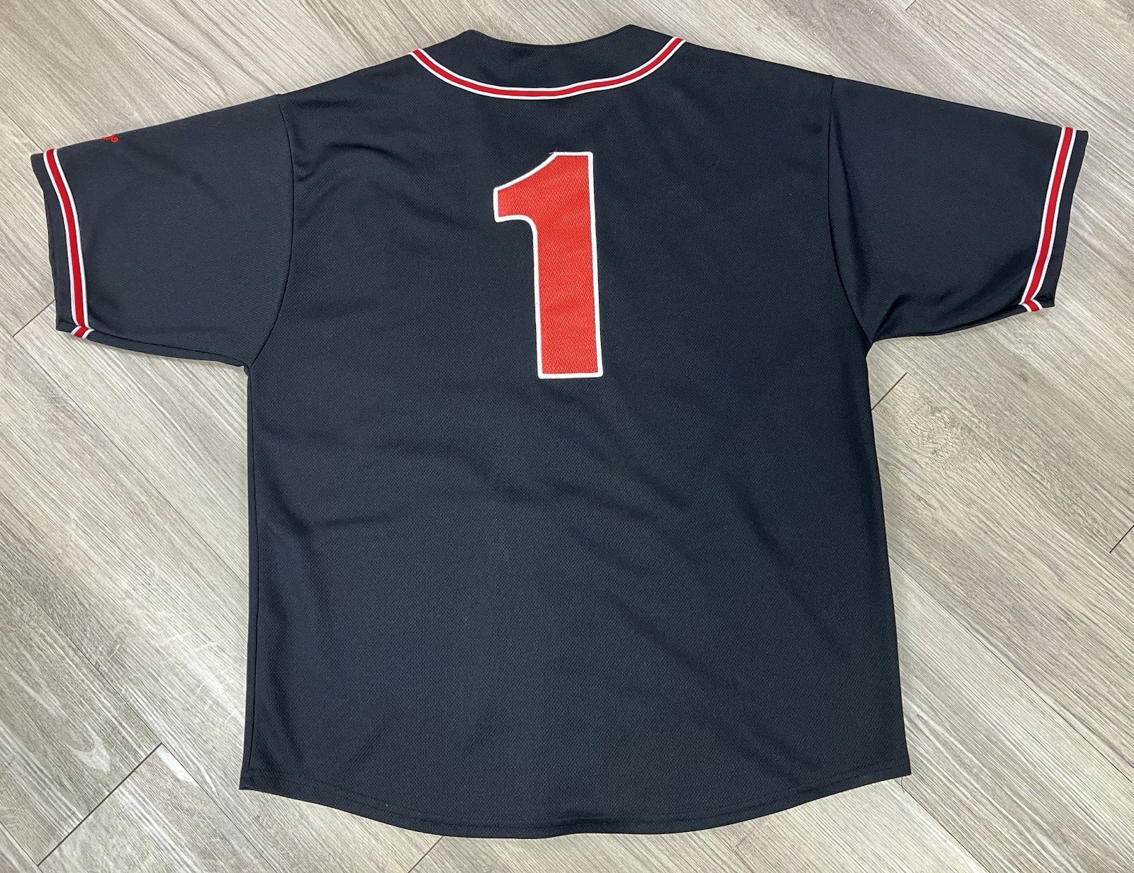 Vintage 90s The Sopranos Tony #1 Black Baseball Jersey Size XL HBO Exclusive