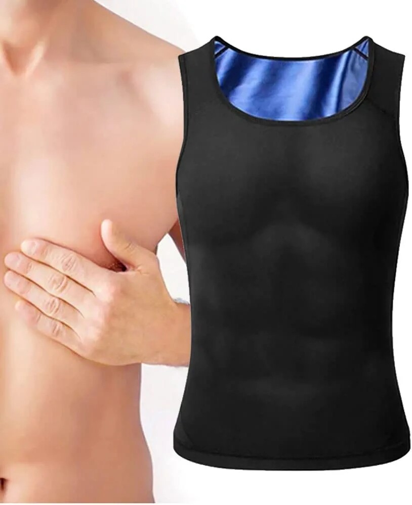 CGTFY Gynecomastia Compress Tank Top Men Slimming Body Shaper Vest Athletic Vest