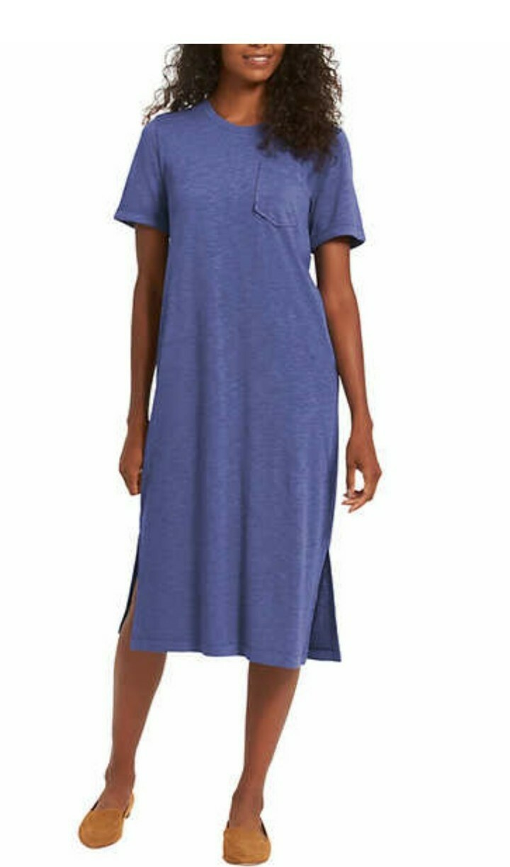 Jessica Simpson Ladies’ Spring Summer Pocket Midi Tee Dress size S to 3xl