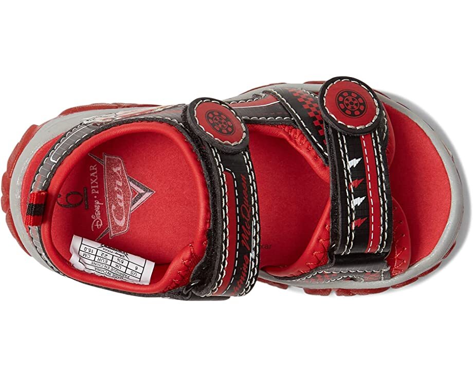 New Disney Toddler Boys Cars Lightning McQueen Light-Up Sandals 6 7 8 9 10 11 12