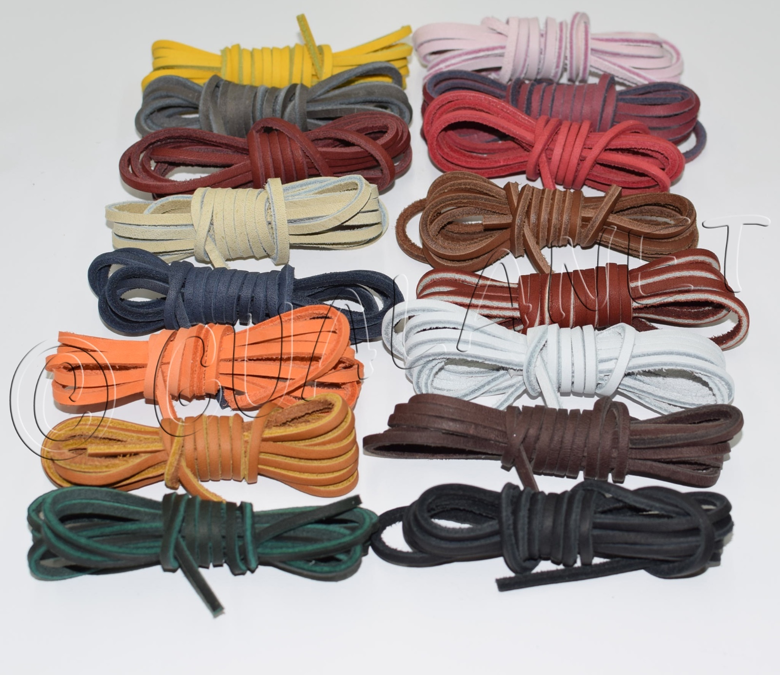 1 PAIR – 72″ Rawhide Leather Shoelaces Moccasin Strings Boat Shoe Boot Laces