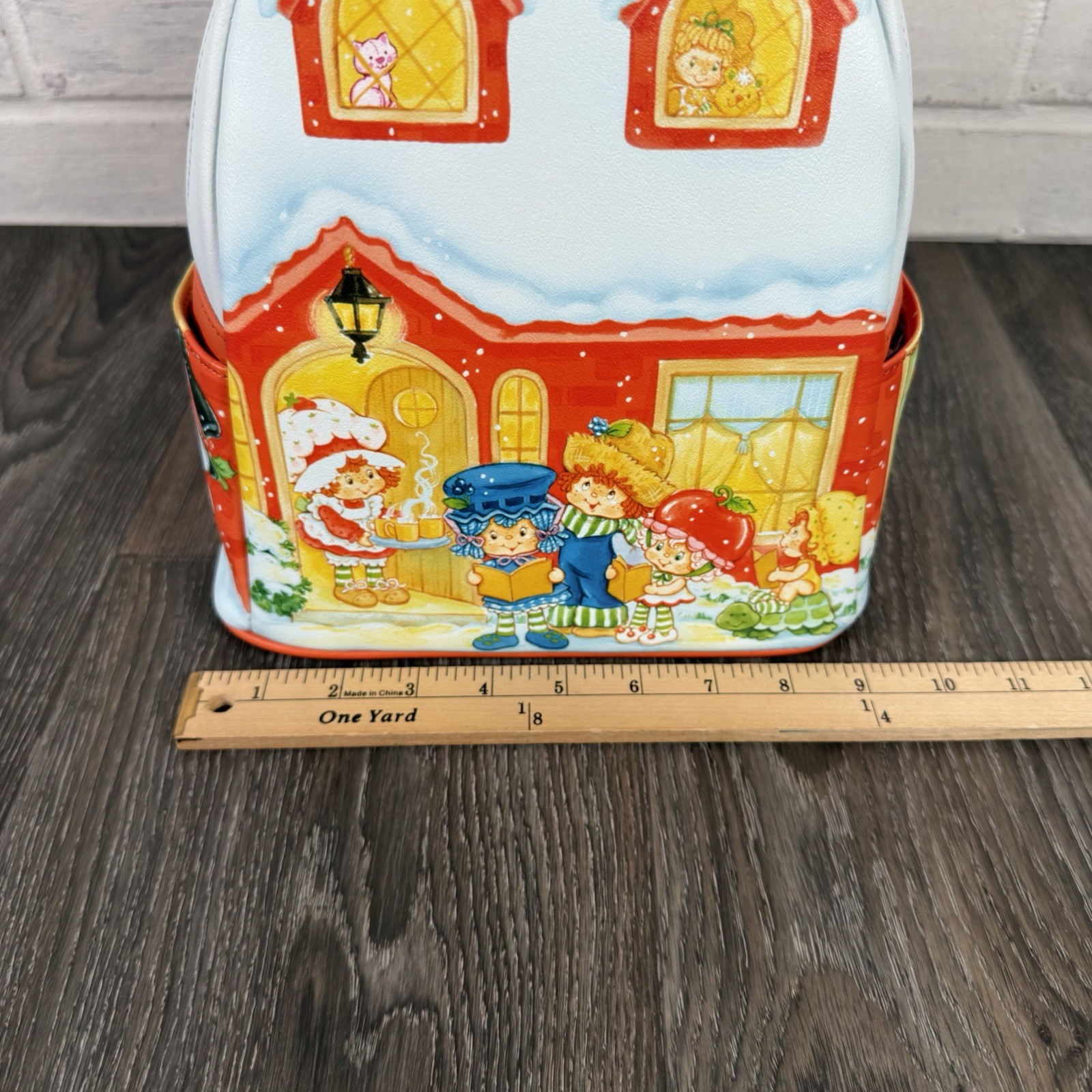 Loungefly Strawberry Shortcake And Friends Caroling Holiday Mini Backpack NWT