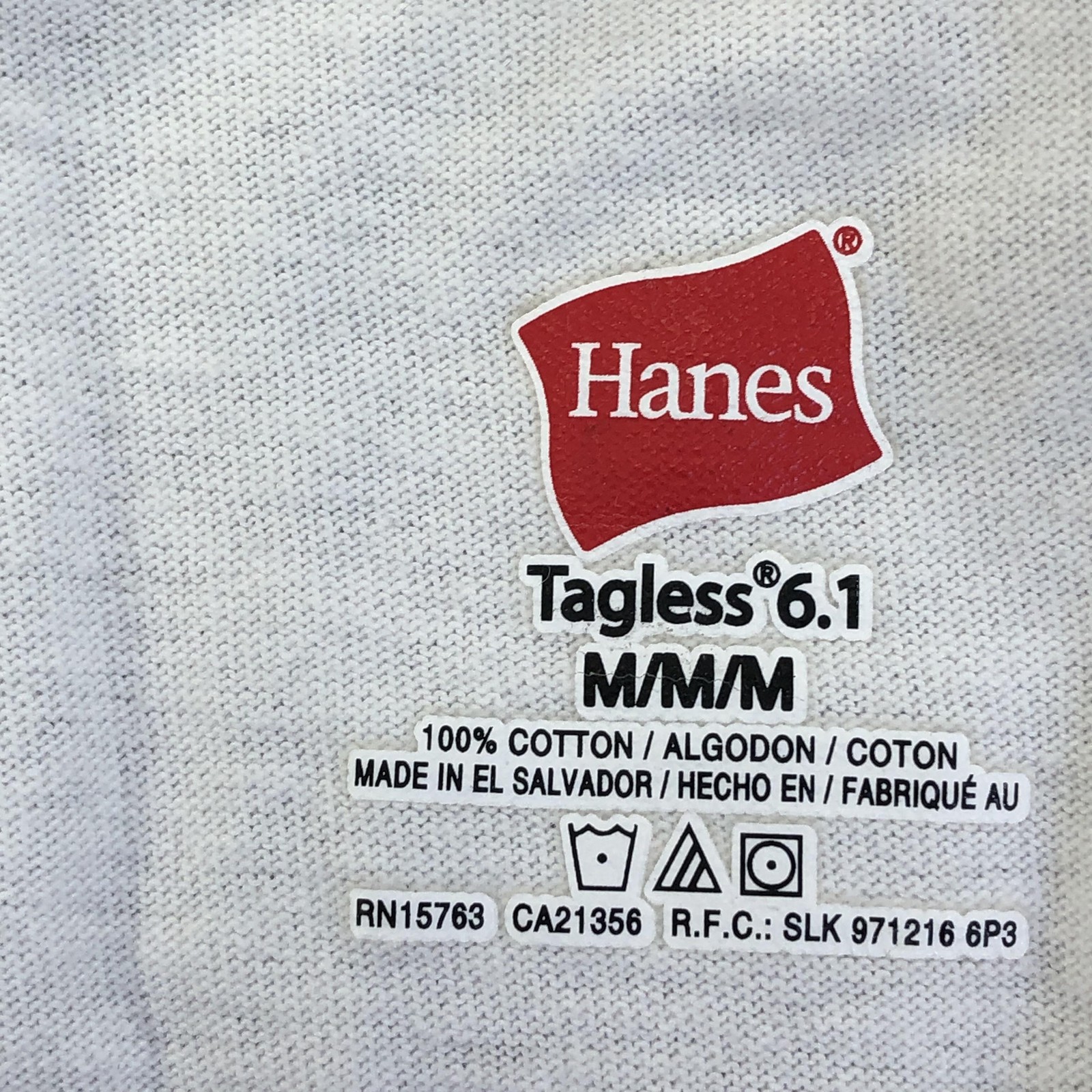 MarlinStar Hanes Shirt Mens Medium White Long Sleeve Graphic Tee Tagless Fish