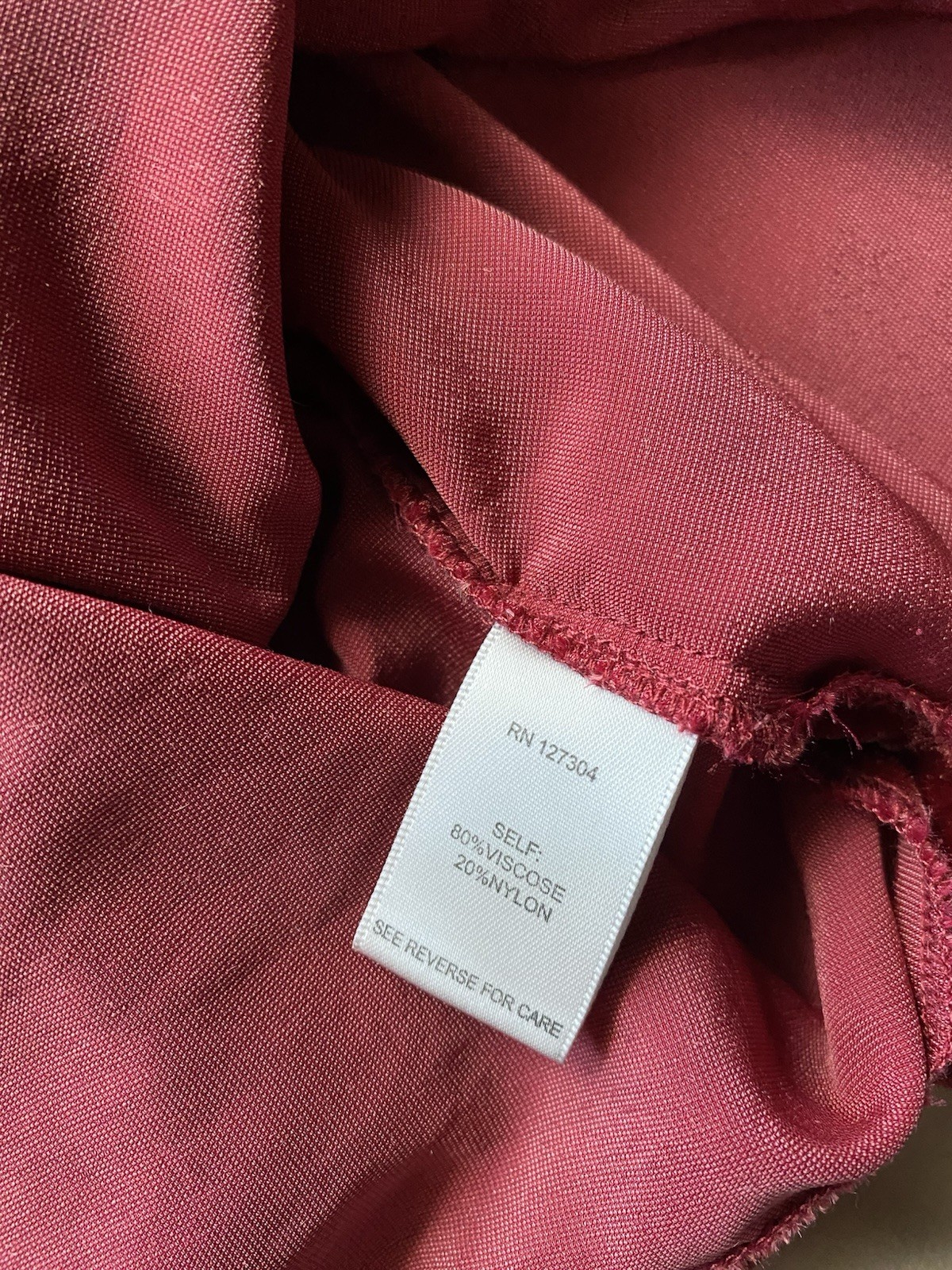 John Mark Red Solid Velvet Viscose/Nylon Button-Up Point Collar Shirt 1X