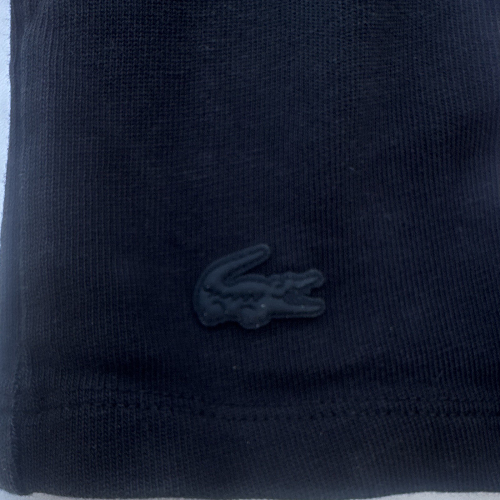Lacoste x Minecraft women low cut Black Oversized Crew Neck T-Shirt Size 38