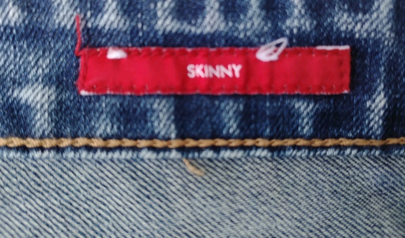 Guess Los Angeles Rise Modern Skinny Stretch Acid Washed Men’s Jeans 36×32