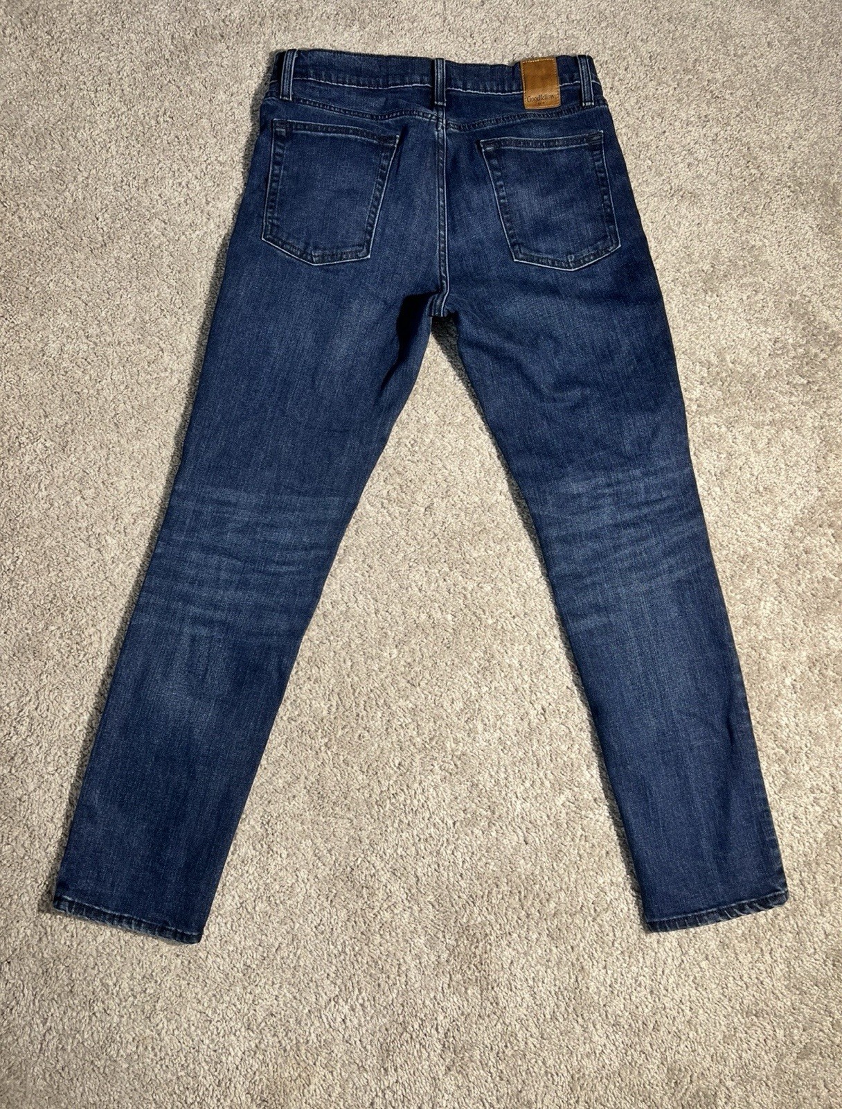 Goodfellow & Co Men’s Slim Fit Dark Wash Blue Denim Jeans Size 32 Mid Rise