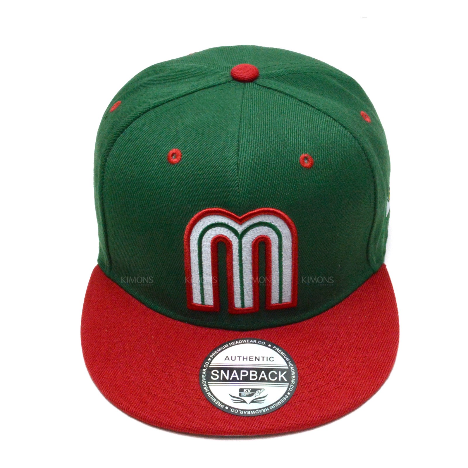 Premium Mexico Baseball Cap Embroidered M Flag Snapback Hat – WBC Pride Gift