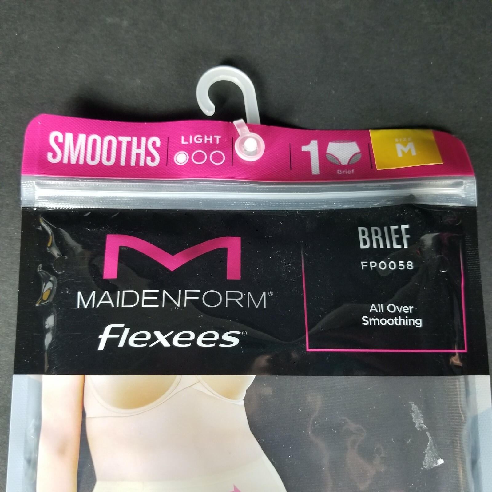 Maidenform Flexees Womens Brief Cool Comfort Size M Dark Brown Smoothing