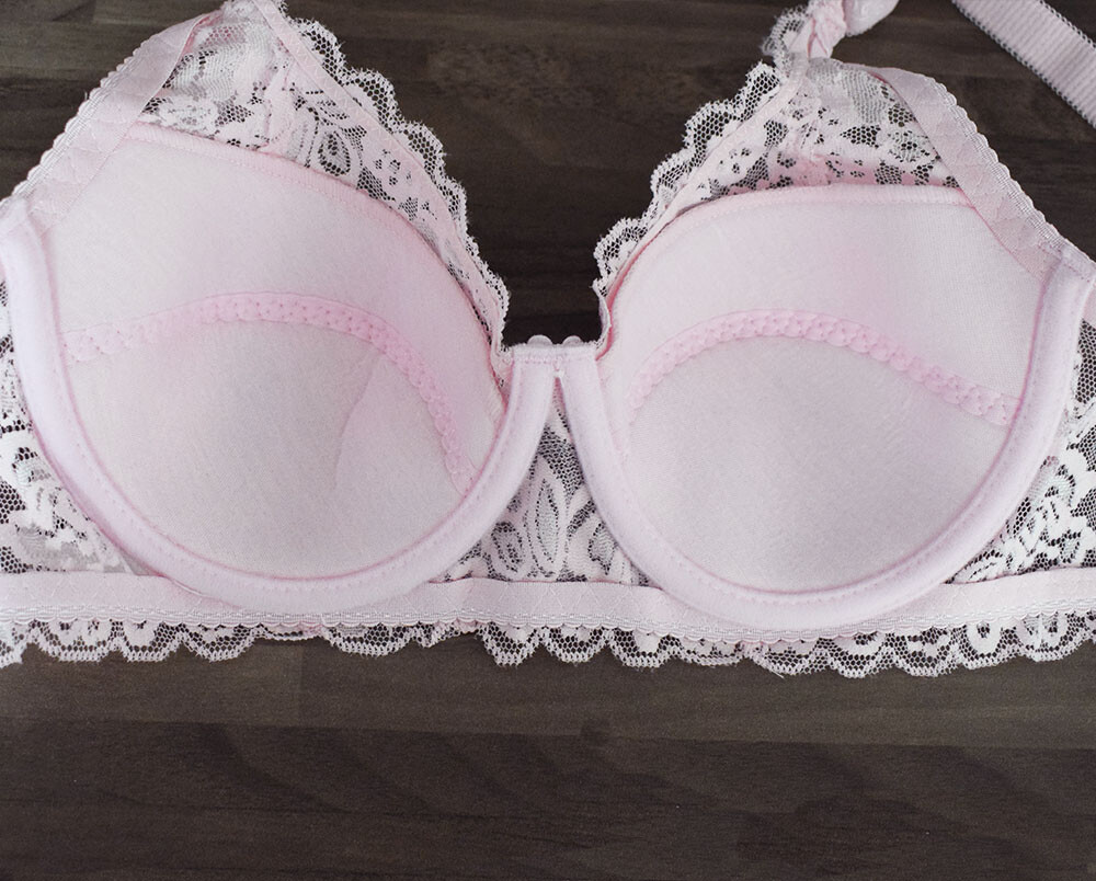 Feminized Lady Bras Push Up Bra Sexy Lingerie Lace Underwire Brassiere Intimates
