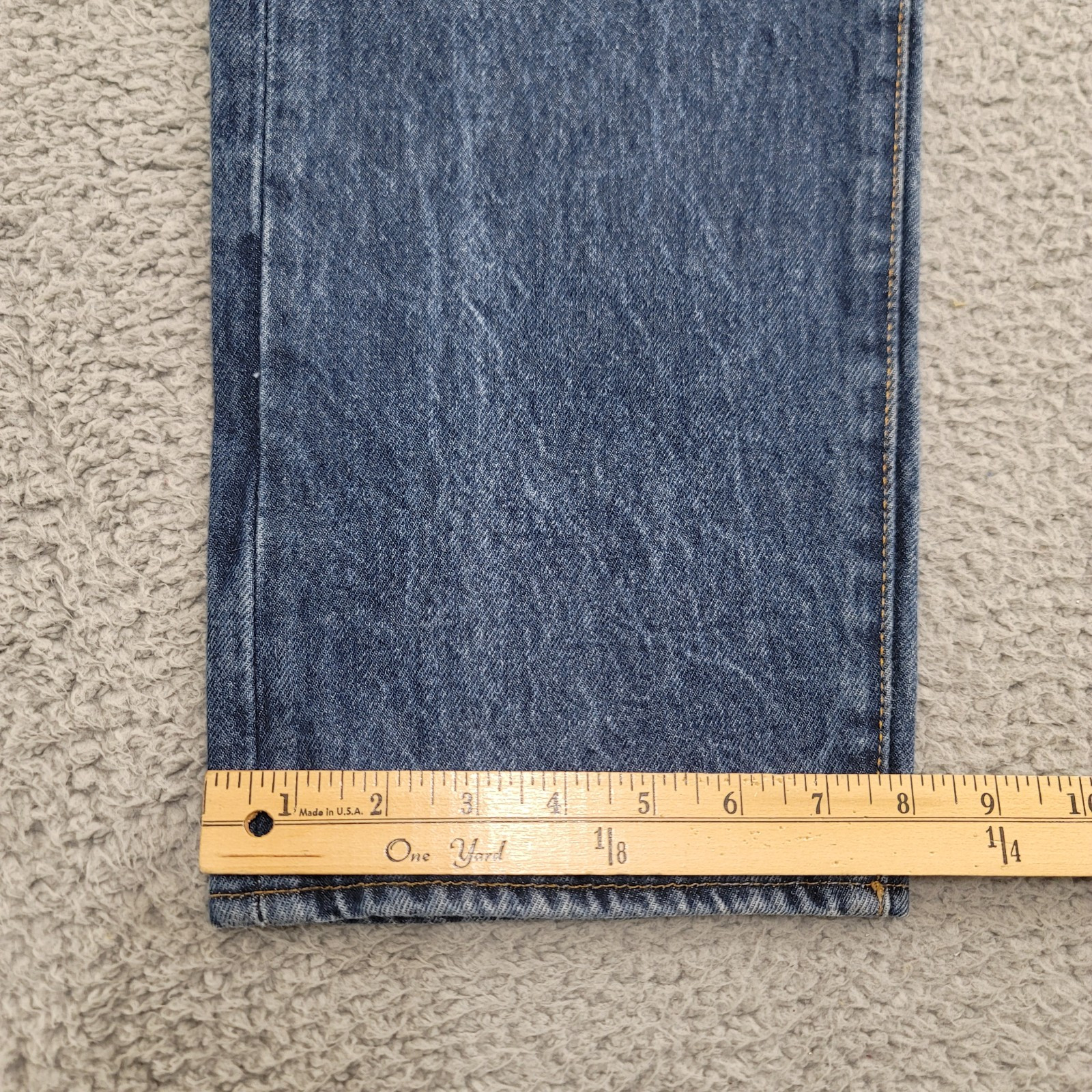 Levi’s 501 Original Shrink To Fit Jeans Men’s 33×30 Blue Button Fly Denim