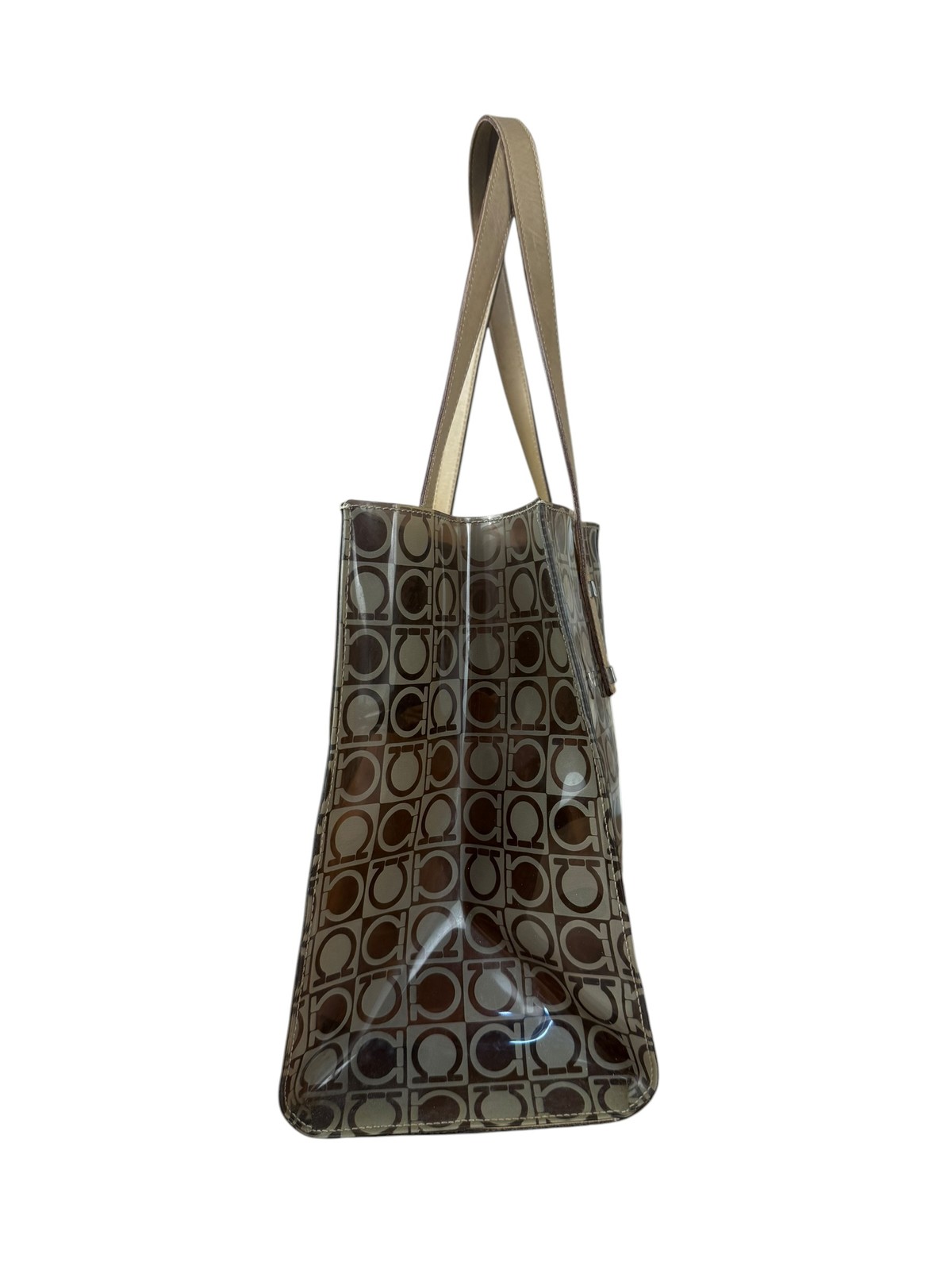 Size OS – Salvatore Ferragamo Gancini Vinyl Tote/Hand Bag / Pre-Owned