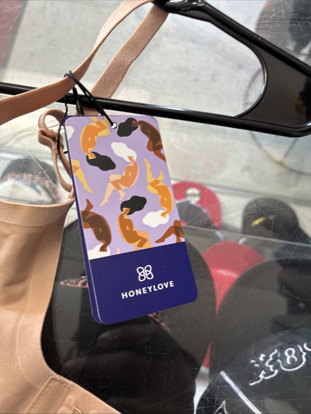 Honeylove Silhouette Wireless Convertible Bra| Color Sand| Size Large New NWT