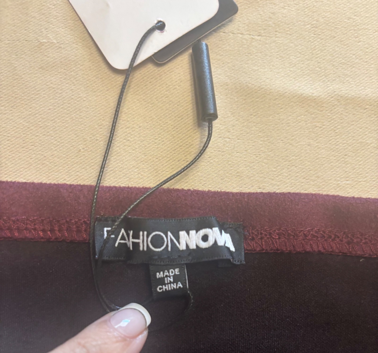 NEW Fashion Nova Burgundy Faux Suede Cropped Tube Top Studded Zip Up Sz XL
