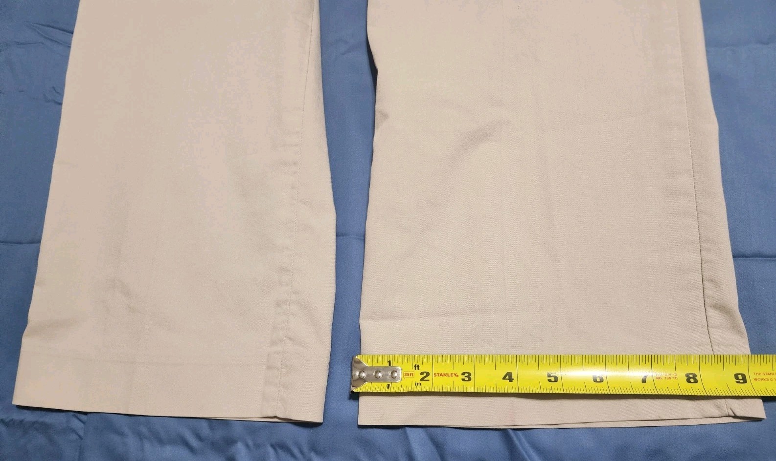 Polo Ralph Lauren Stretch Classic Fit Chino Pants Mens 40×30 Beige Flat Front