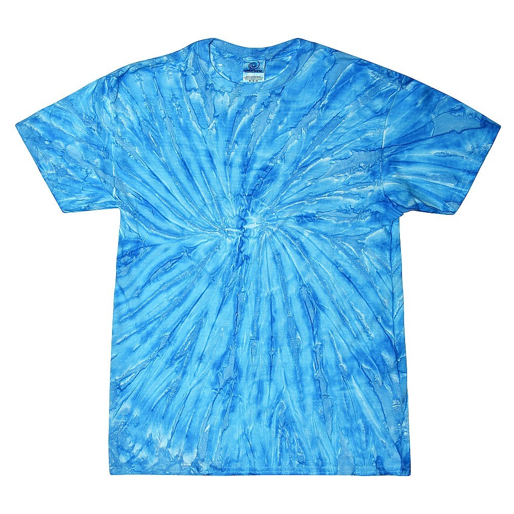 Colortone Tie Dye T-Shirt Unisex Rainbow Vibrant Cotton Tee S M L XL 2XL-5XL New
