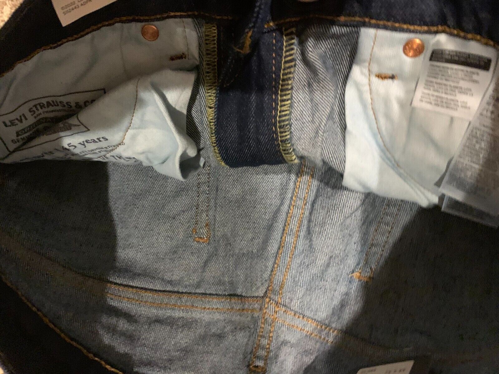 Levi’s Premium So High Slim Bootcut Jeans Blue W Stretch Mens Sizes NWT RT89.50