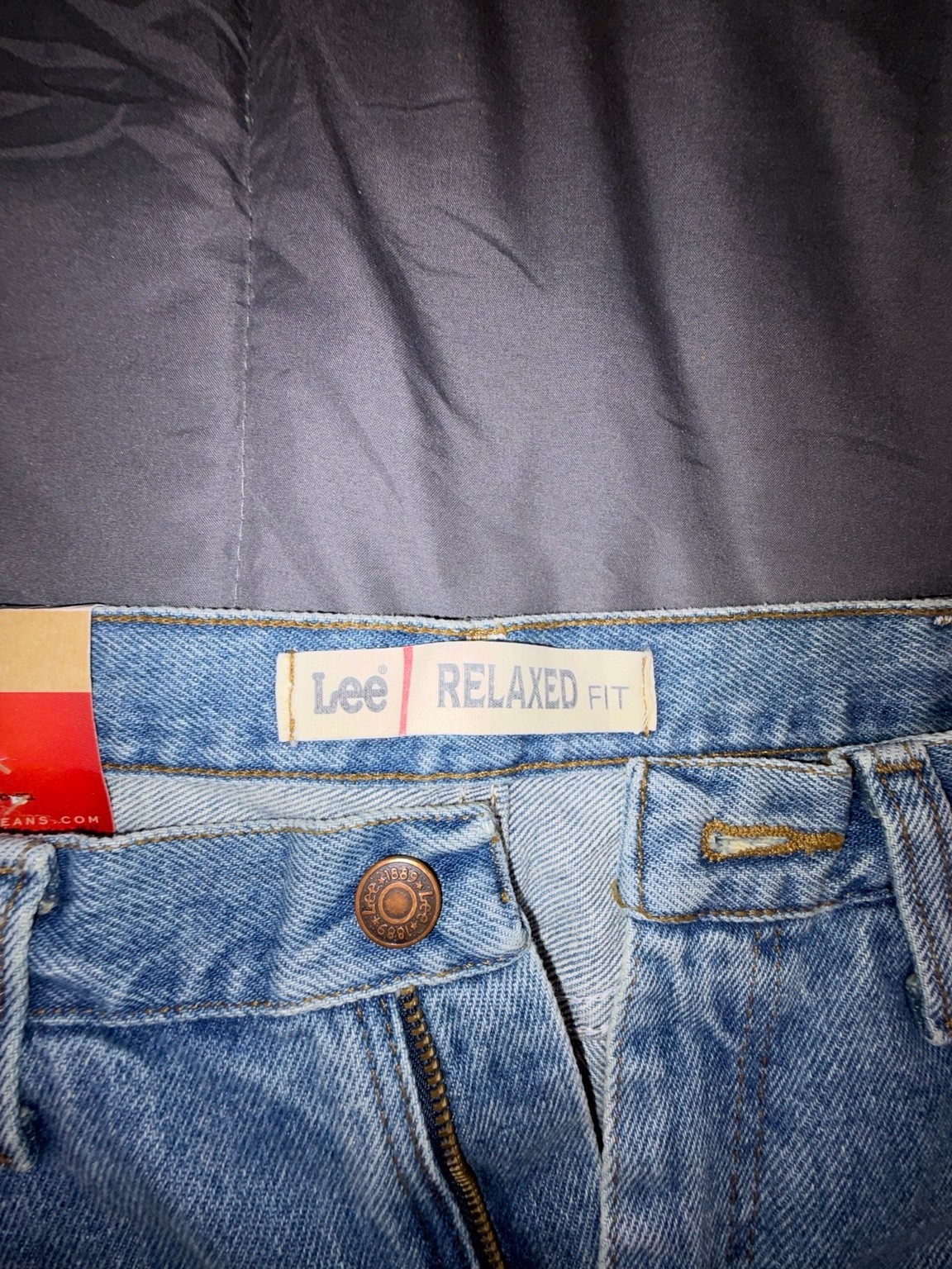 Lee Relaxed Fit Jeans Men’s 34×30 Light Stone Wash NWT Classic Denim