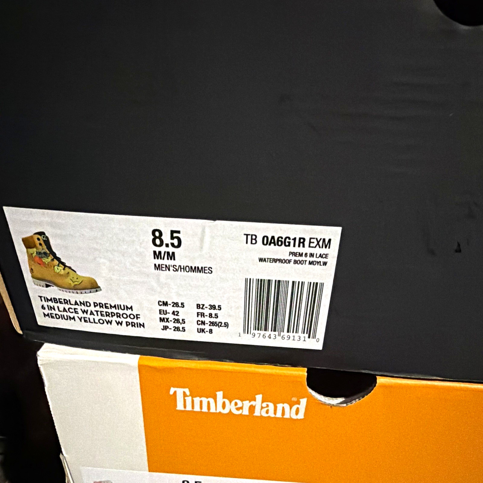 Timberland Men’s 6-Inch Yellow 8.5 M Melted Smileys “ youth design workshop