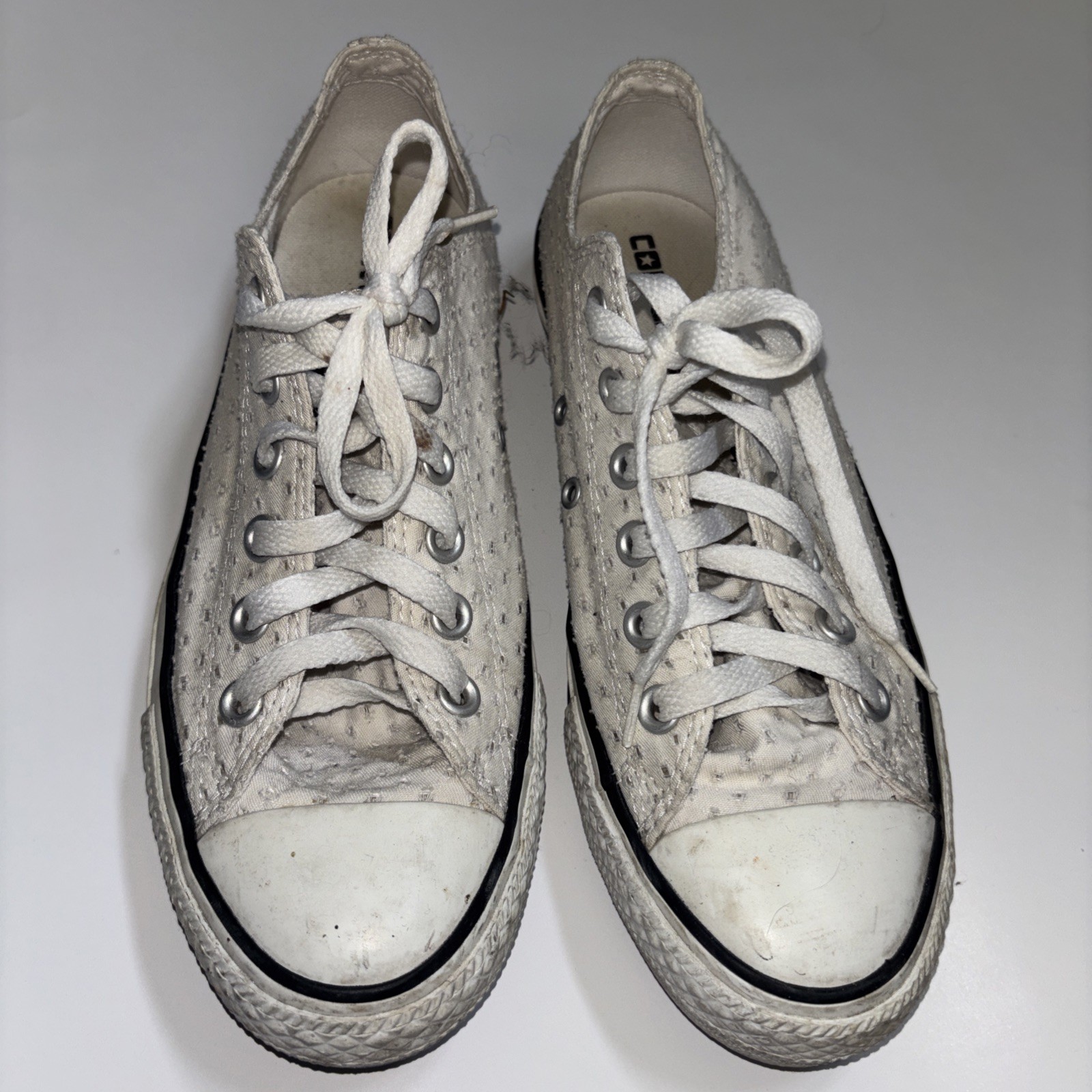 Converse all star Chuck Taylor Unisex 8.5 White Low Cut