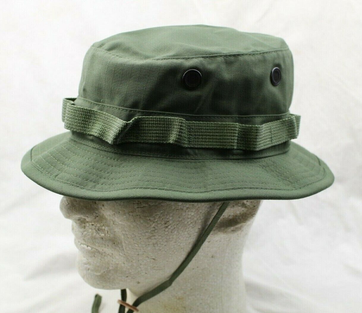 Vietnam Shooter’s 2″ Short Brim Boonie Cover – Olive Drab Boonie Hat -Govt Issue