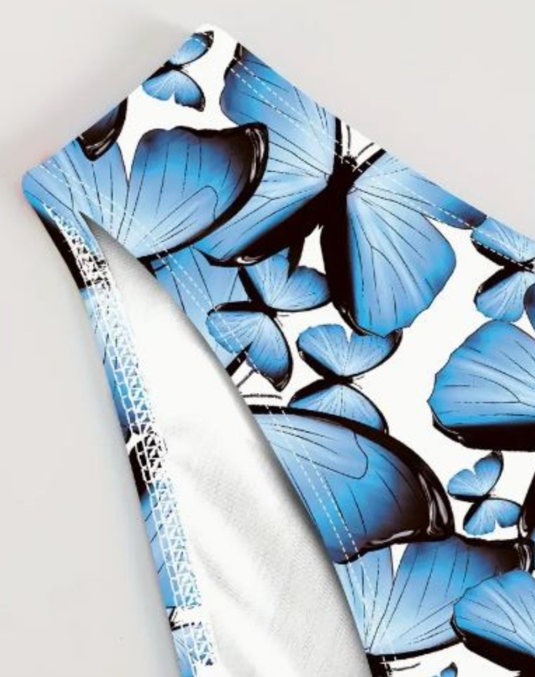 New Men’s Sexy “Blue Butterflies” Bikini Brief w/Enhancing Contoured Pouch-Gay