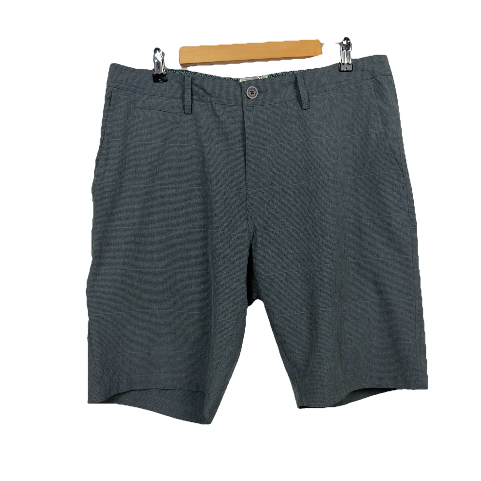 7 Diamonds Performance Shorts Men’s 38 Gray Nylon Elastane