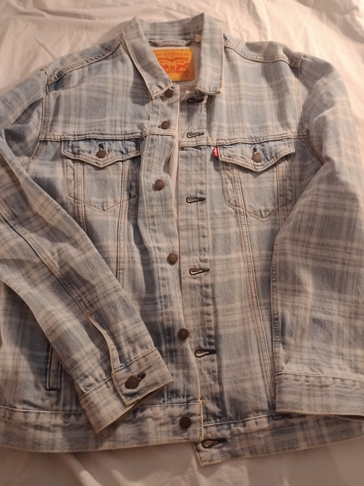 Rare Vintage Levi’s Strauss JAIME BALMES #8 OFICINA 502 Denim Jacket XL