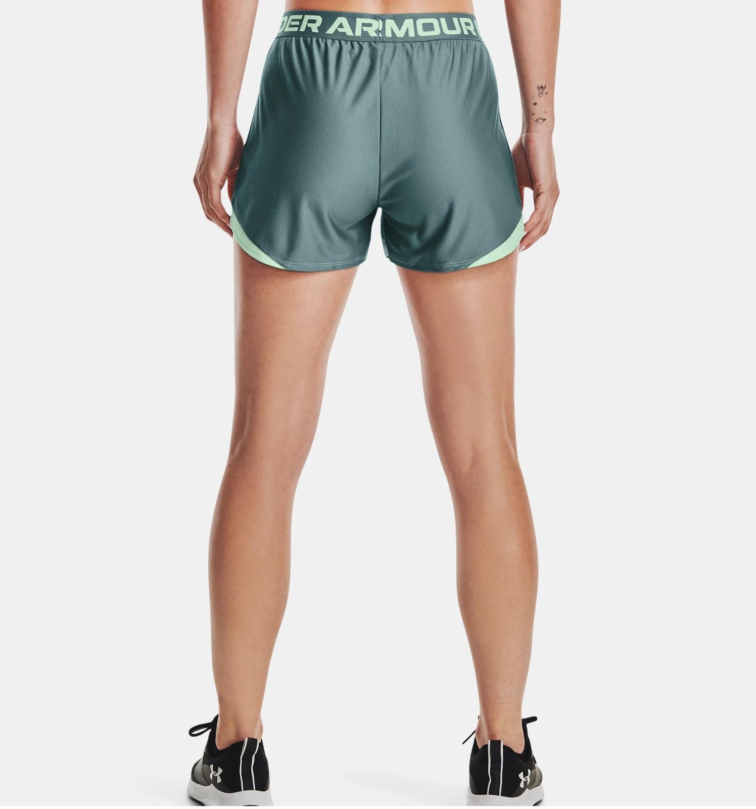 Under Armour UA Play Up 2.0 Womens Shorts Loose Fit Athletic Training Blue NEW