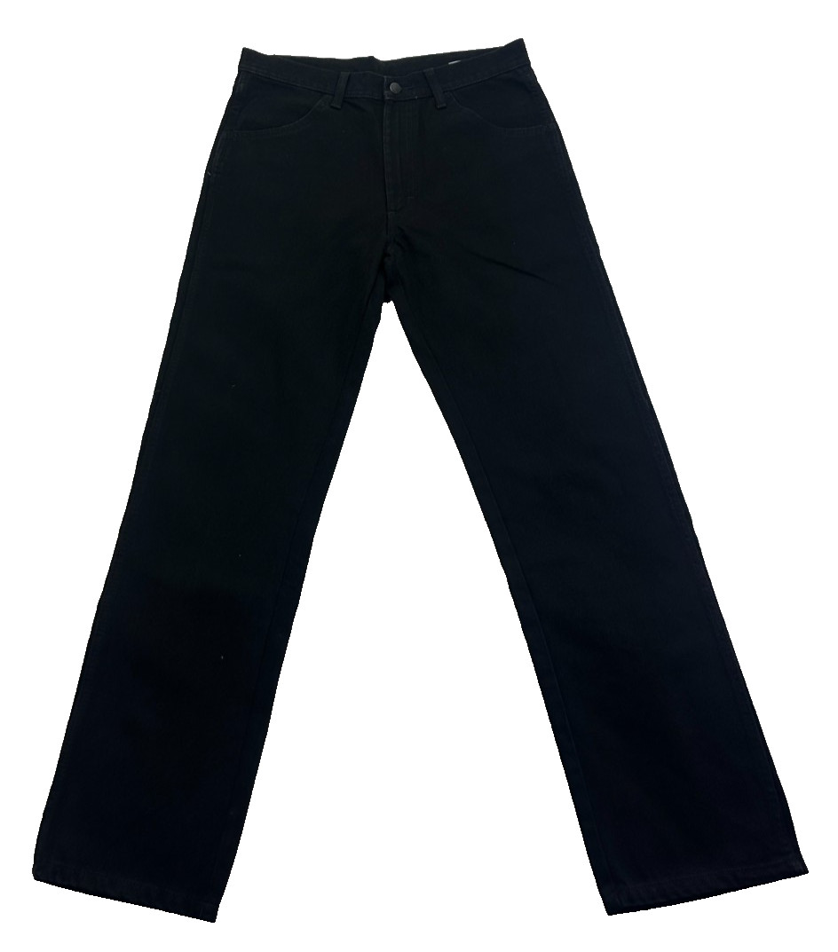 Rustler by Wrangler Regular Fit Straight Heavyweight Men’s Jeans W32 L32 Black