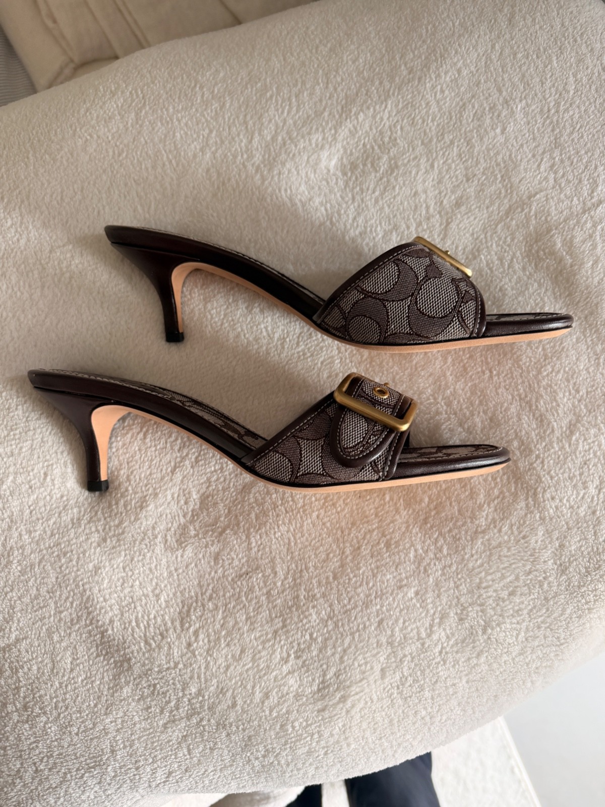 coach kitten heels size 8 new