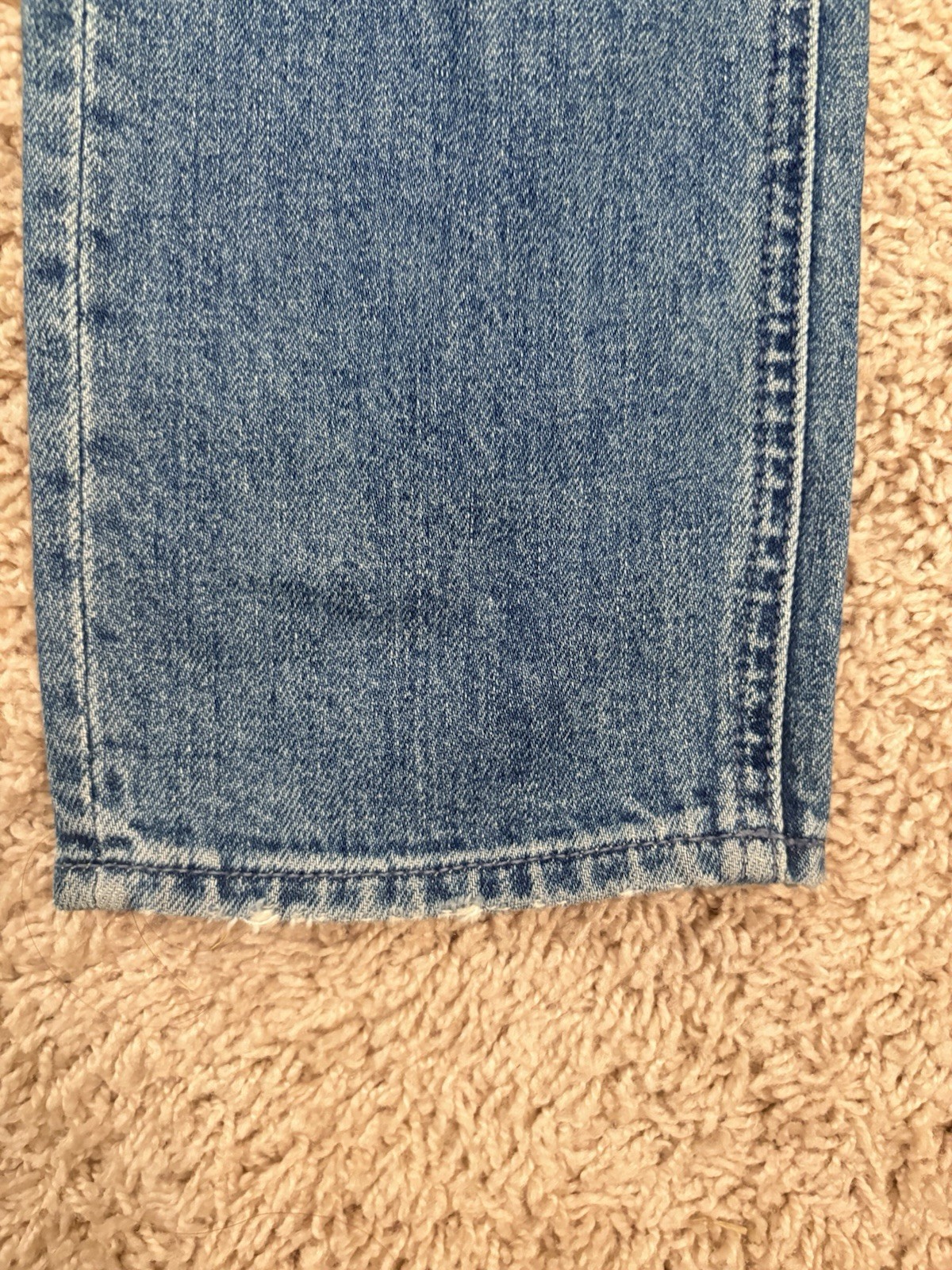 MOTHER Mid Rise Fly Cut Dazzler Ankle Jeans Size 26 Walking On Stones Distressed