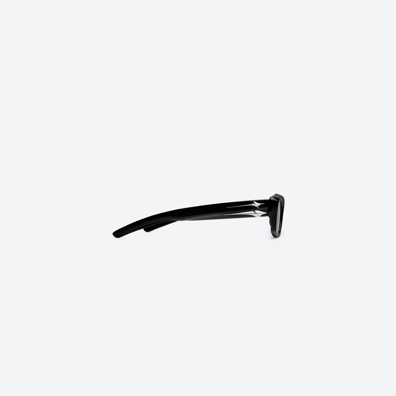 GEntle MOnster LIX 01 Black Rectangle Sunglasses Acetate Frame Dark Lens