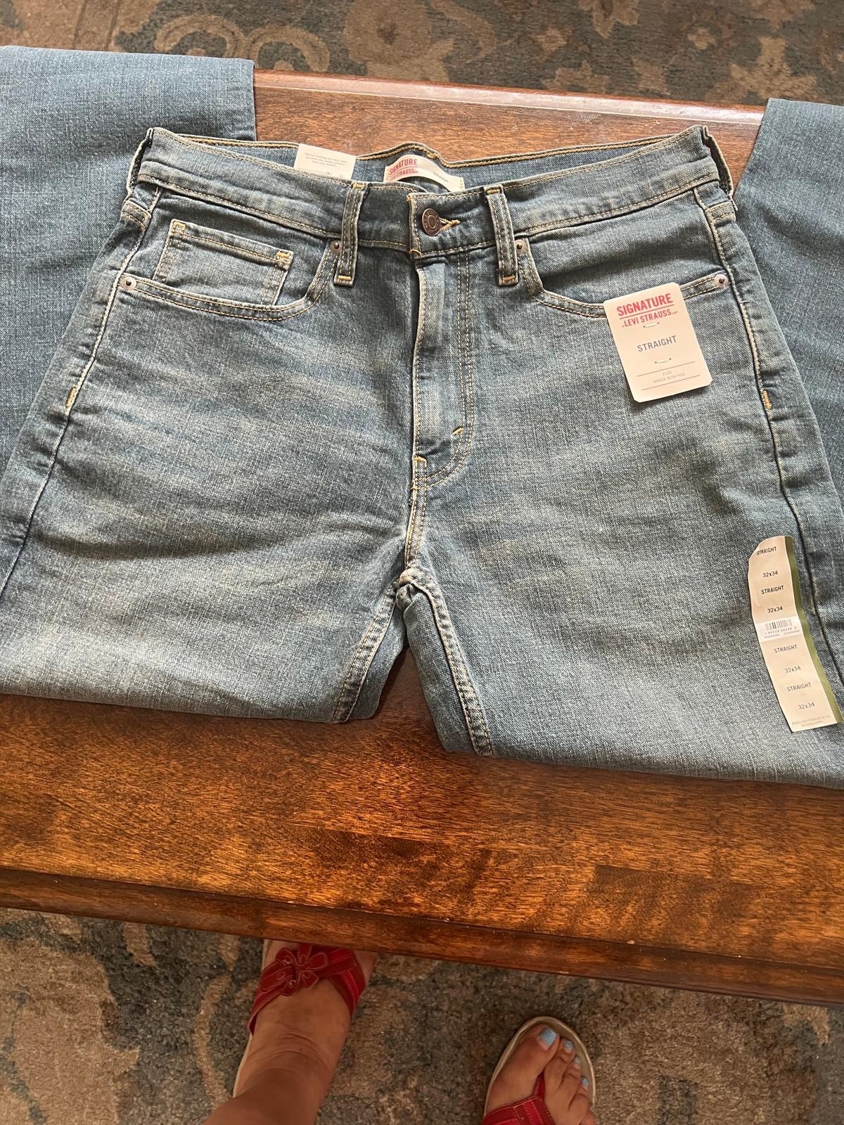 Signature By Levi Strauss NEW Men’s Straight Size 32×34