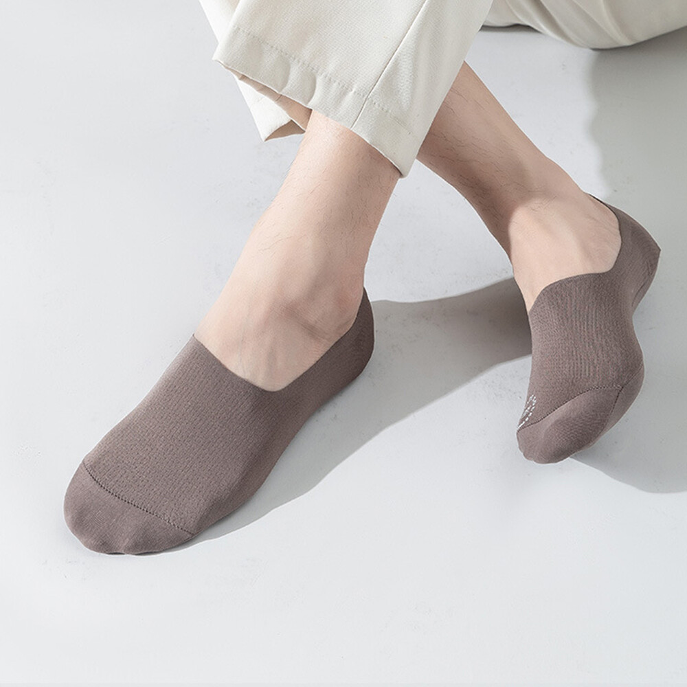 Men Hosiery Ultra-thin Socks Boat Socks Mesh Socks Invisible Socks Casual Solid✔