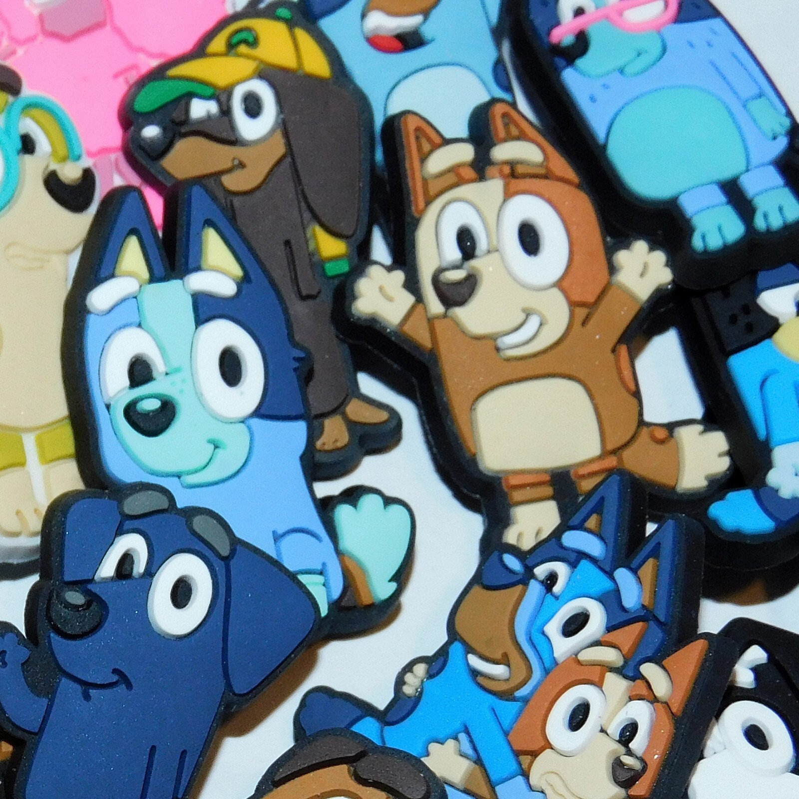 YOU PICK Crocs Shoe Charms Bogg Bag Bluey Bingo Dogs Disney Blue Heeler Coco