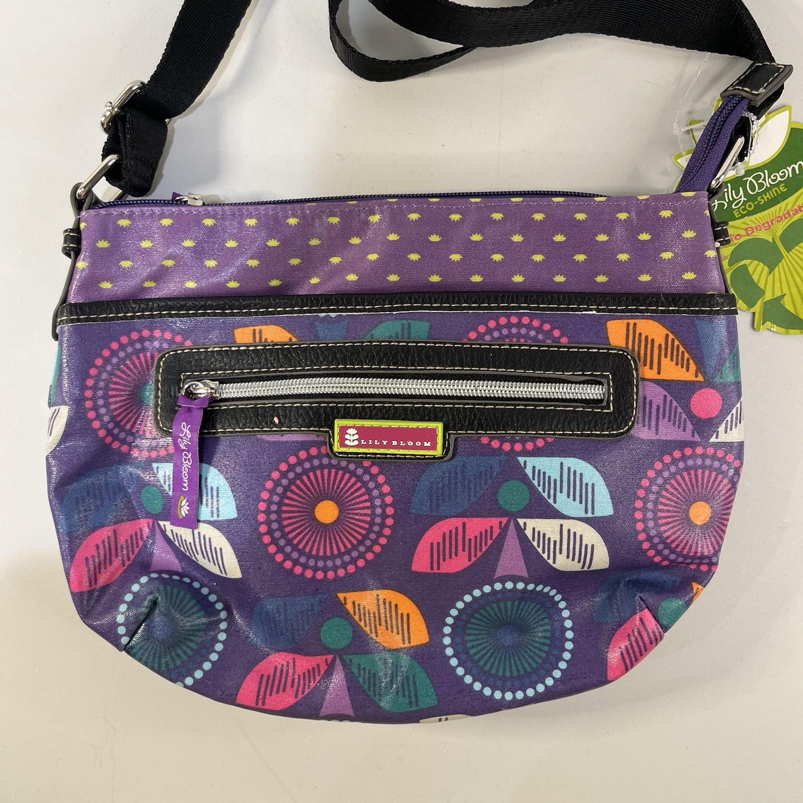 New Lily Bloom Crossbody Bag Eco Friendly Multicolor Handbag Purse Travel