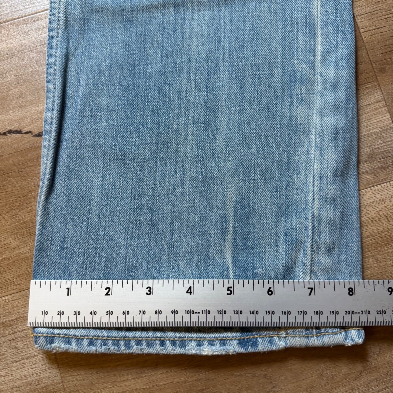 Diesel x Adidas Jeans Mens 29×30 Light Blue Adi-Viker Straight Leg Distressed