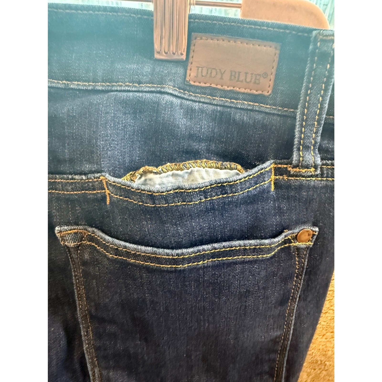 Judy Blue Dark Wash Skinny Jeans High Rise Clean Non Distressed Denim Size 9/29
