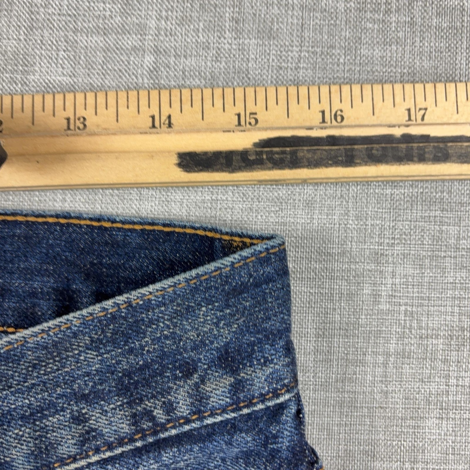 Levi’s 505xx Big E Selvedge Redline Jeans 31×25 Cropped Premium Denim Turkey