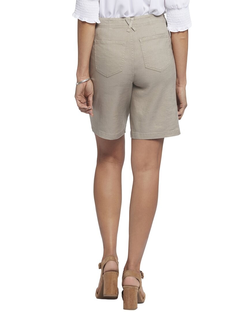 Nydj Bermuda Saddlewood Linen-Blend Short Women’s