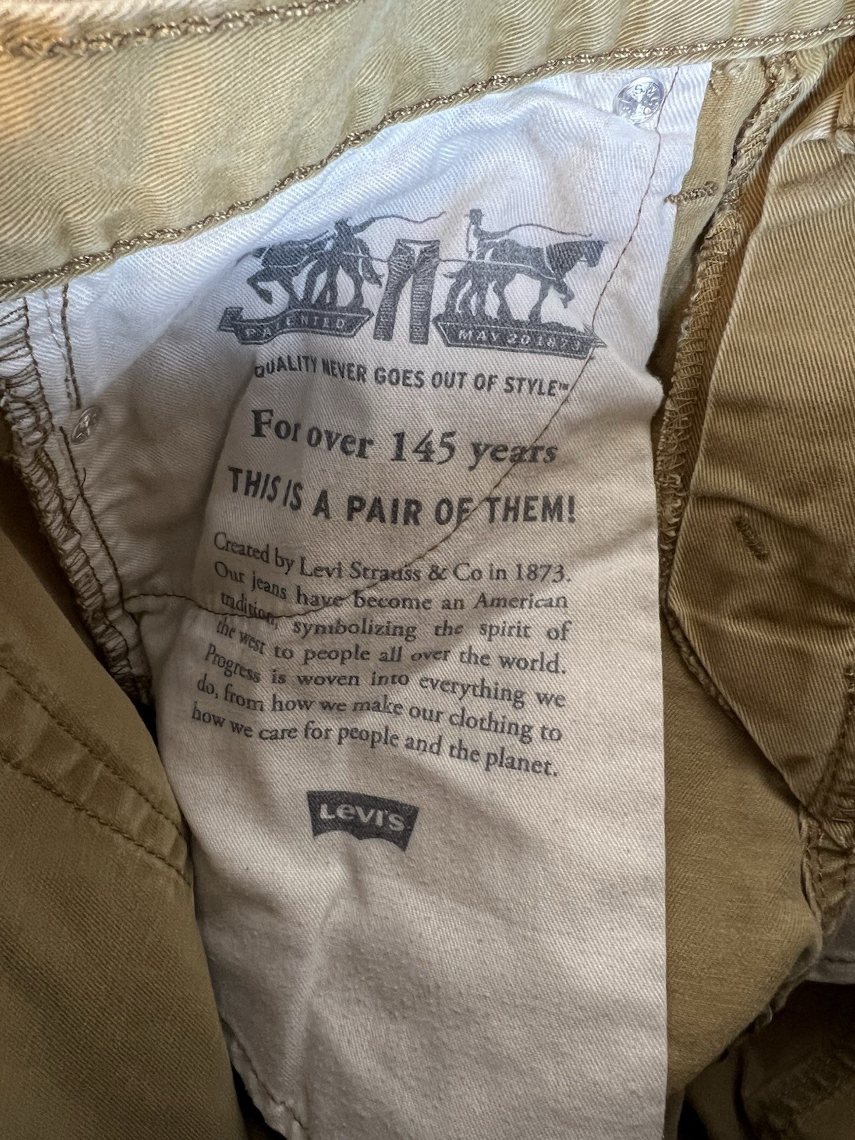 Levis 514 Jeans Mens Size 30×32 Caraway Brown Straight Fit 100% Cotton