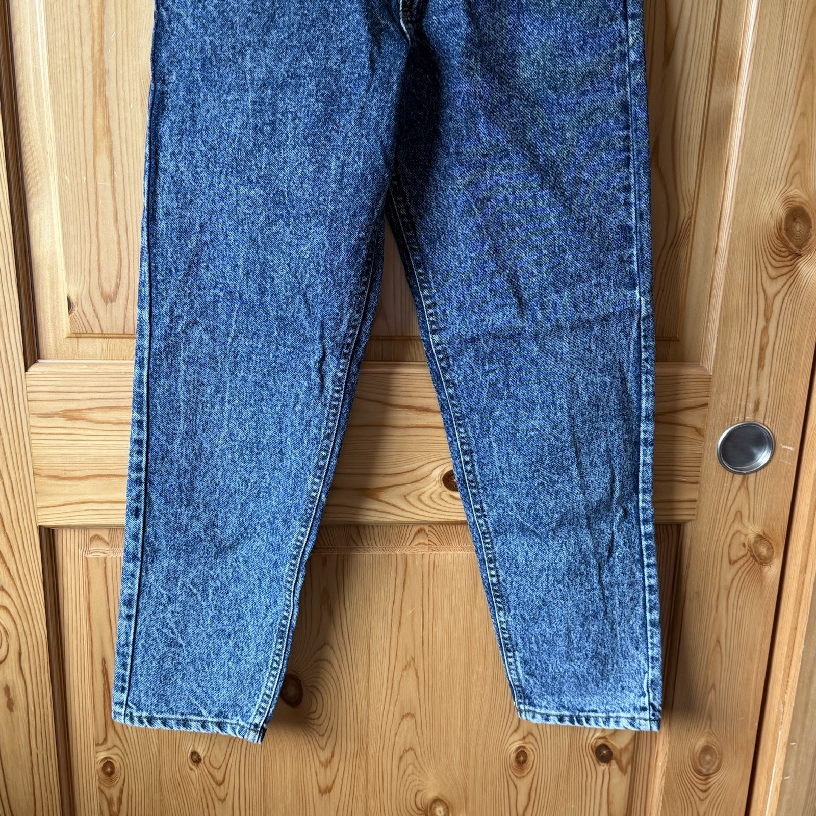 Vintage Lee Mr Union Made USA Denim Jeans Mens 27 x 29 Workwear Dark Wash