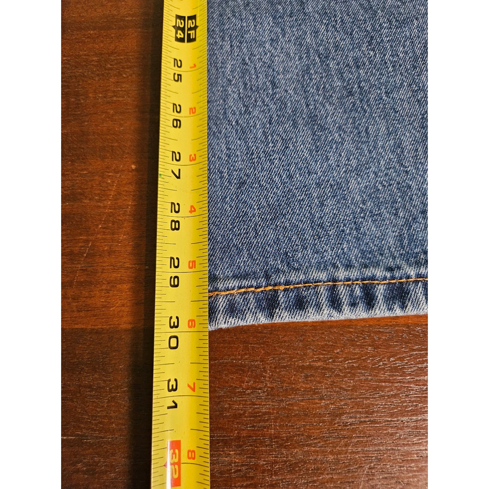 Levi’s 505 Jeans Mens 33×30 Blue Regular Fit Straight Leg Denim