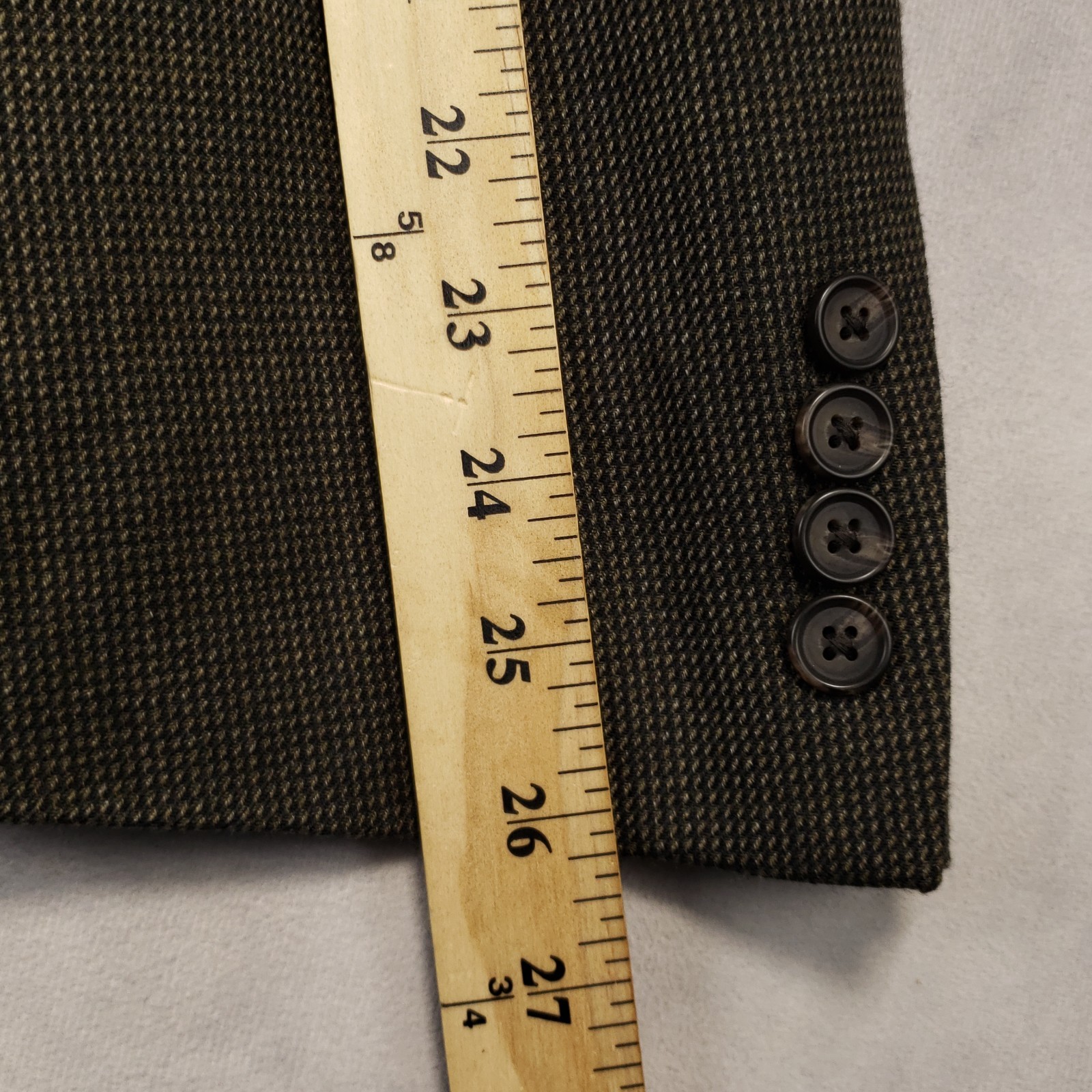 Lauren Ralph Lauren Sport Coat Mens 48L Wool Tic Weave Two Button Single Vented