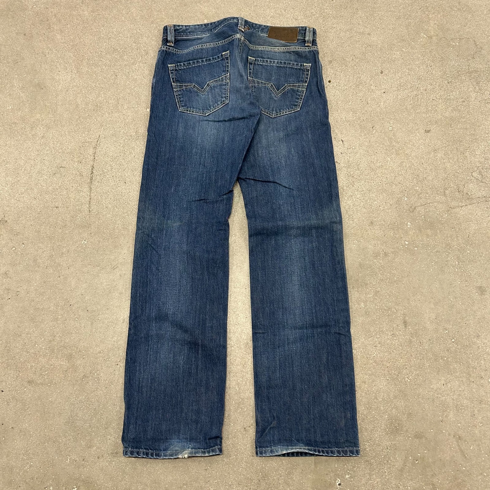 Diesel Larkee Jeans 30×32 Blue Denim Streetwear y2k grunge designer