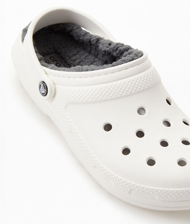 Crocs Classic Lined Clog White US Size Men 4 Women 6 EUR 36-37 UK M 3 W 4 NEW