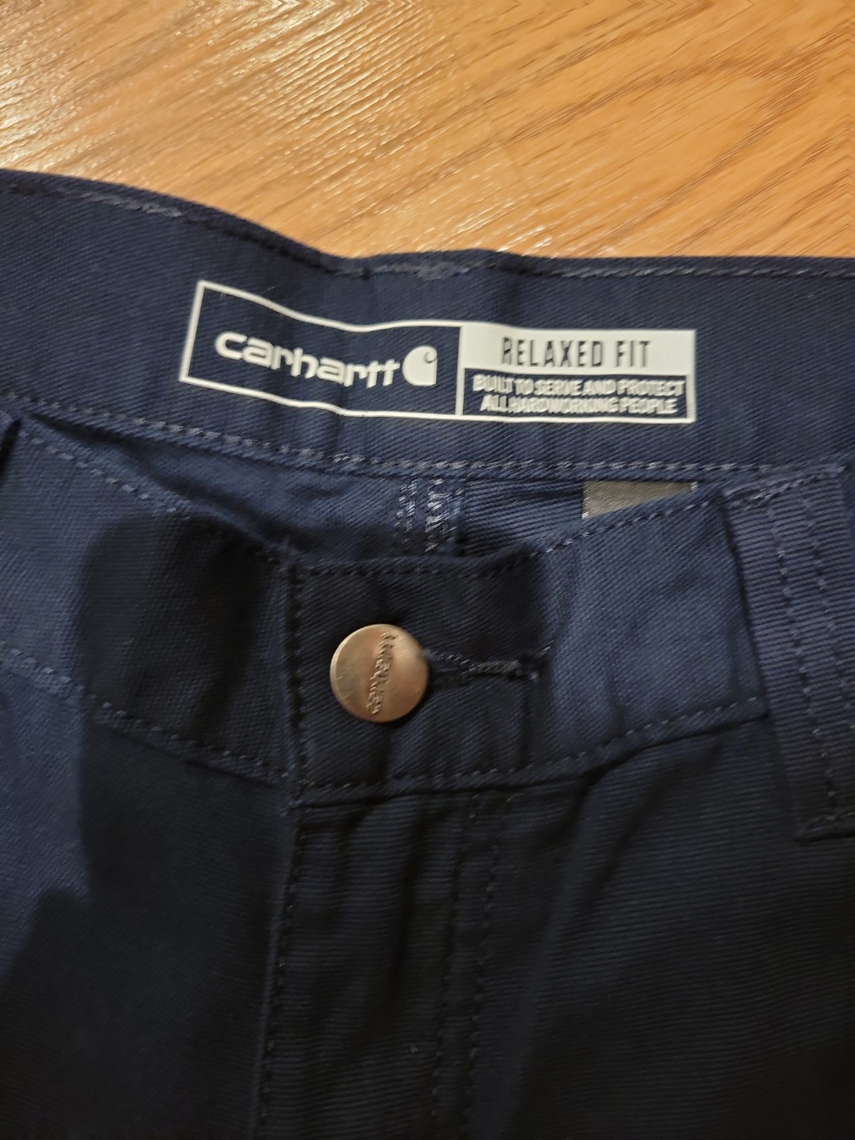 Carhartt Rugged Flex Relaxed Fit Canvas Work Pants 30×30 Bn2291-m Black/Navy NWT