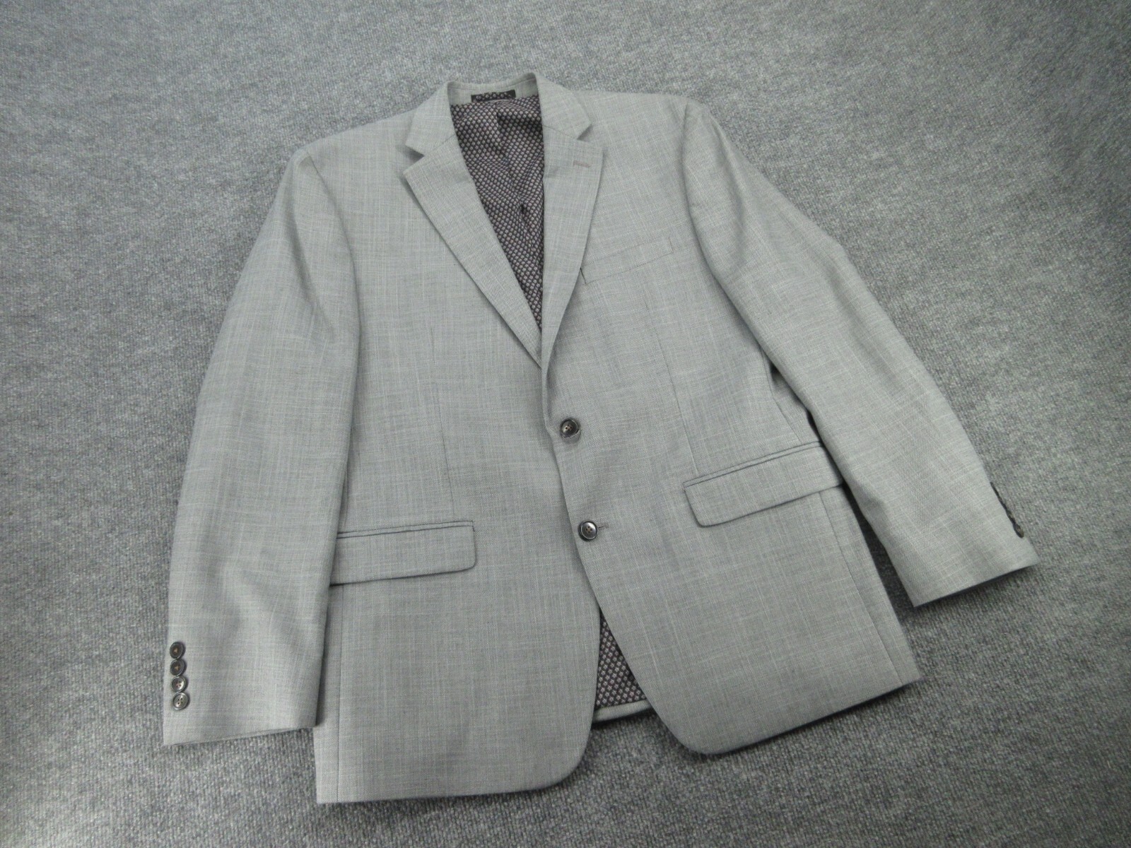 Ralph Lauren Chaps Sport Jacket Mens 42R Gray Single Breasted Vented Sport Coat
