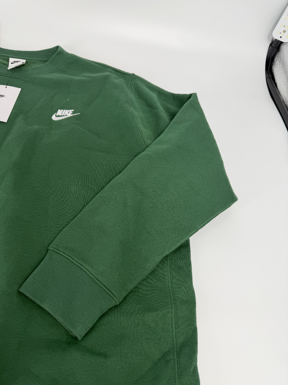 Nike Sportswear Club Fleece Sweatshirt Crewneck Fir Green Men’s Sz S BV2662-323